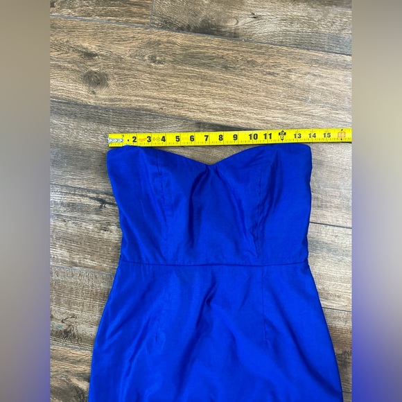 Royal Blue Judith March Mini Strapless Dress Small - Picture 7 of 12